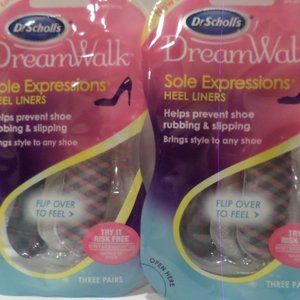 Dream Walk Sole Expressions Heel Liners 2 Packs